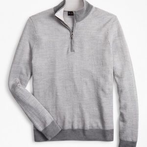 Brooks Brothers Supima Cotton Cashmere Quarterzip